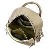 Pierre Cardin 1858 FRZ taupe női bőr hátizsák 26 x 30 x 11 cm