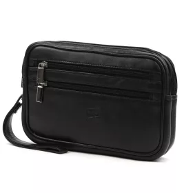 Nordee HP103 fekete férfi bőr autóstáska 23 x 15 x 6 cm