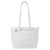 Florence 47 fehér női bőr válltáska, shopper táska 39 x 28 x 10.5 cm