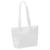 Florence 47 fehér női bőr válltáska, shopper táska 39 x 28 x 10.5 cm