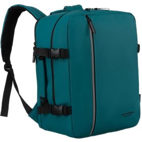   Peterson PTN SKYLINE türkiz hátizsák - WizzAir, Ryanair kézipoggyász 40 x 25 x 20 cm