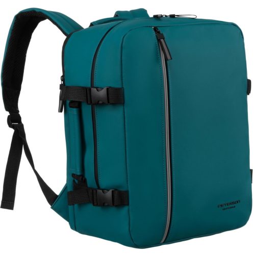 Peterson PTN SKYLINE türkiz hátizsák - WizzAir, Ryanair kézipoggyász 40 x 25 x 20 cm