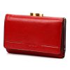 Mato Grosso 0579-40 RFID piros női bőr pénztárca 12 x 8.5 x 3 cm