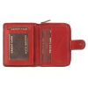 Mato Grosso 0820-40 RFID piros női bőr pénztárca 12.5 x 10.5 x 3 cm