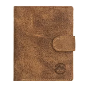   EL FORREST 703-08 RFID barna férfi bőr pénztárca 10 x 13 x 3 cm