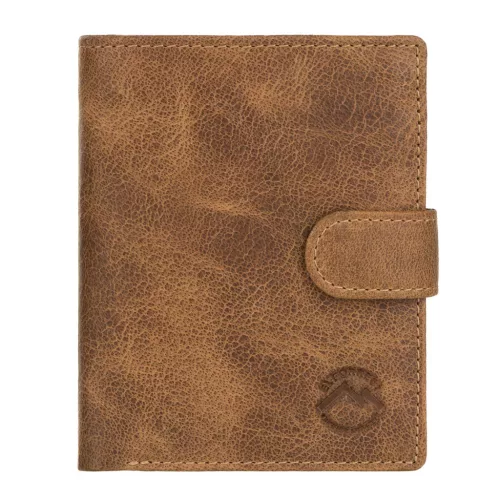 EL FORREST 703-08 RFID barna férfi bőr pénztárca 10 x 13 x 3 cm