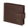 EL FORREST 817-220 RFID barna férfi bőr pénztárca 13 x 9.5 x 3 cm