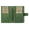 EL FORREST 866-16 RFID zöld női bőr pénztárca 10 x 14 x 3 cm