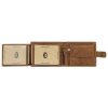 EL FORREST 892-08 RFID konyak férfi bőr pénztárca 12 x 9 x 3 cm
