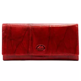   EL FORREST 946-58 RFID piros női bőr pénztárca 18.5 x 9.5 x 3.5 cm