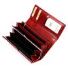 EL FORREST 946-58 RFID piros női bőr pénztárca 18.5 x 9.5 x 3.5 cm