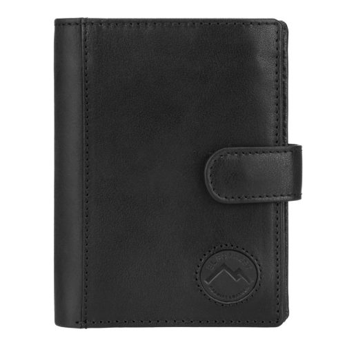 EL FORREST 988-610 RFID fekete férfi bőr pénztárca 8.5 x 10.3 x 2.5 cm