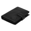 EL FORREST 988-610 RFID fekete férfi bőr pénztárca 8.5 x 10.3 x 2.5 cm