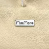 MiaMore 01-014 Z bézs női bőr válltáska, shopper 40 x 38 x 13 cm