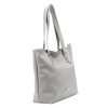 MiaMore 01-058 taupe női bőr válltáska, shopper 40 x 30 x 12 cm