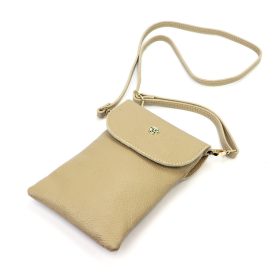   Gregorio 1747 mogyoró női bőr válltáska, mobiltartó 14 x 21.5 x 5 cm