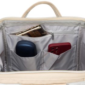 Peterson PTN BETA bézs női hátizsák 27 x 39 x 17 cm