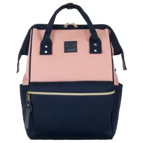   Peterson PTN ALFA sötétkék-pink női hátizsák 27 x 39 x 17 cm
