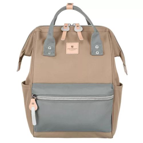 Peterson PTN BETA KHAKI-GRAY keki női hátizsák 27 x 39 x 17 cm