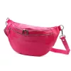 Luka 24-017 magenta női bőr övtáska, crossbody 37 x 22 x 11 cm