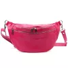 Luka 24-017 magenta női bőr övtáska, crossbody 37 x 22 x 11 cm