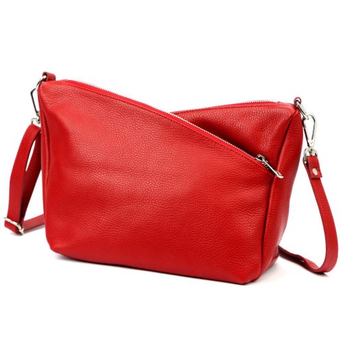 Luka 24-051 piros női bőr válltáska 32 x 22 x 14 cm