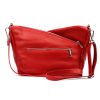 Luka 24-051 piros női bőr válltáska 32 x 22 x 14 cm