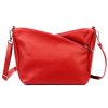 Luka 24-051 piros női bőr válltáska 32 x 22 x 14 cm