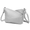 Luka 24-051 taupe női bőr válltáska 32 x 22 x 14 cm