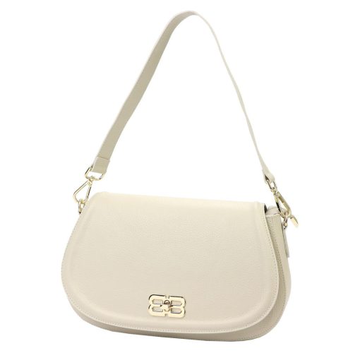 Luka 24-062 bézs női bőr válltáska 33 x 20 x 11 cm