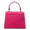 Luka 19-17 MN magenta női bőr kézitáska, válltáska 23 x 19 x 12.5 cm