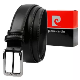 Pierre Cardin 3357 férfi fekete rostbőr öv 130 x 3.5 cm