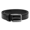 Pierre Cardin PARURE04 fekete férfi bőr öv 130 x 3,5 cm