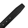 Pierre Cardin PARURE05 fekete férfi bőr öv 120 x 3,5 cm