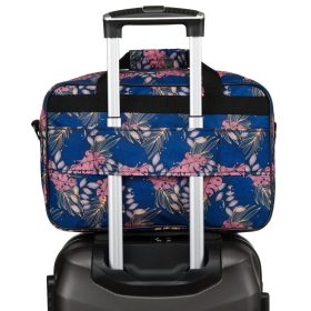   Rovicky R-TL15608 kék-rózsaszín mintás Wizz Air, Ryanair kabintáska, utazótáska 40 x 25 x 20 cm