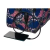 Rovicky R-TL15608 kék-rózsaszín mintás Wizz Air, Ryanair kabintáska, utazótáska 40 x 25 x 20 cm