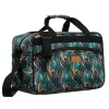Rovicky R-TL15608 zöld-fekete mintás Wizz Air, Ryanair kabintáska,  utazótáska 40 x 25 x 20 cm