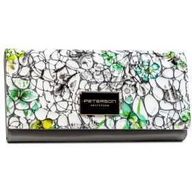   Peterson PTN PH22-LFL zöld női pénztárca 18.5 x 9.5 x 3.5 cm