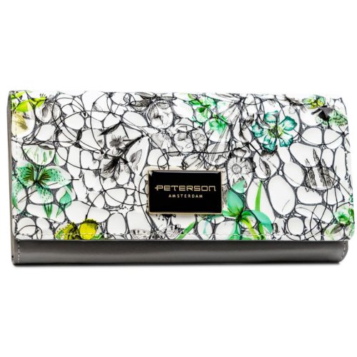 Peterson PTN PH22-LFL zöld női pénztárca 18.5 x 9.5 x 3.5 cm