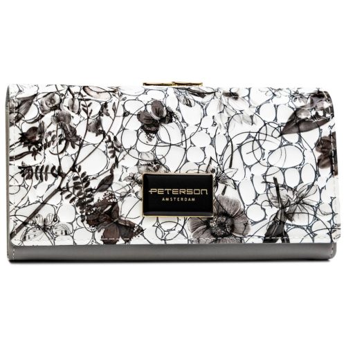 Peterson PTN PH24-FO-LFL fekete női pénztárca 18.5 x 9.5 x 4 cm