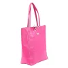 MiaMore 01-014 Z pink női bőr válltáska 40 x 38 x 13 cm