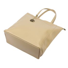   Gregorio 1748 drapp női bőr válltáska, shopper táska 37 x 35 x 14 cm