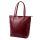 Gregorio 1748 bordó női bőr válltáska, shopper táska 37 x 35 x 14 cm