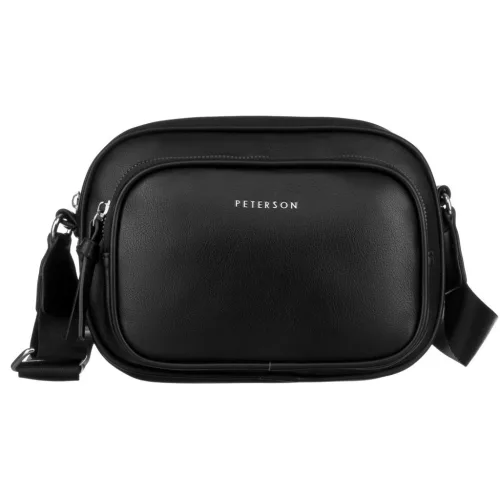 Peterson PTN TOR-ALE-20 fekete női oldaltáska, crossbody 23 x 15 x 10 cm