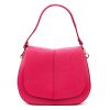 Luka 24-033 magenta női bőr válltáska, oldaltáska 27 x 21 x 9.5 cm 