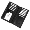 Money Kepper 12137 RFID fekete női bőr pénztárca 17 x 10.5 x 4.5 cm