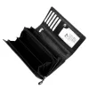 Money Kepper 12137 RFID fekete női bőr pénztárca 17 x 10.5 x 4.5 cm