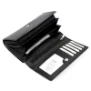 Money Kepper 12137 RFID fekete női bőr pénztárca 17 x 10.5 x 4.5 cm