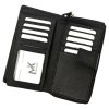 Money Kepper 12140 RFID fekete női bőr pénztárca 9.5 x 17 x 4 cm