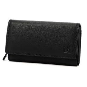   Money Kepper 12132 RFID fekete női bőr pénztárca 17 x 9.5 x 4 cm